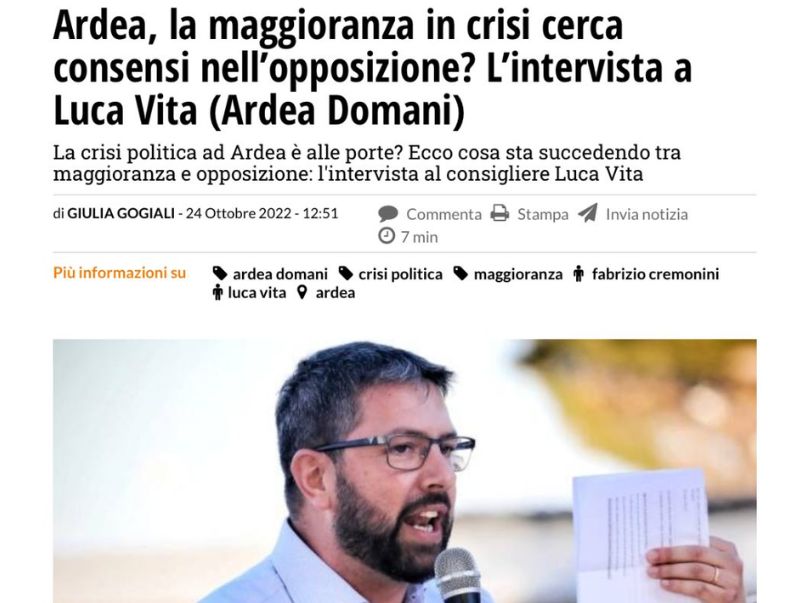 Intervista al Faro Online