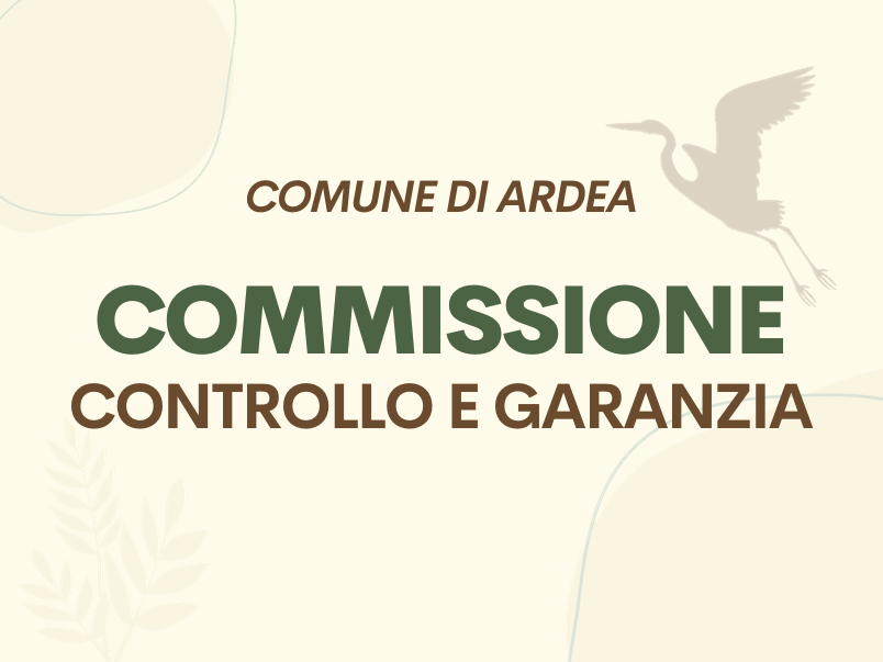 Le Commissioni Trasparenza di questa settimana